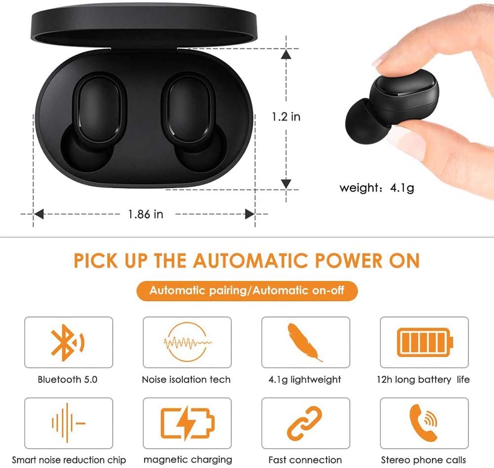 A 2468 Aud fonos Bluetooth Xiaomi Redmi Airdots 2 Mi originales inal mbricos importados